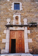 Porta església